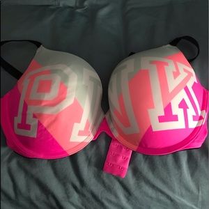 Pink bra